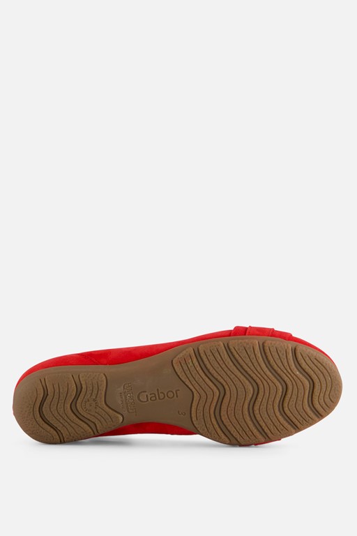 Gabor Instappers rood Suede