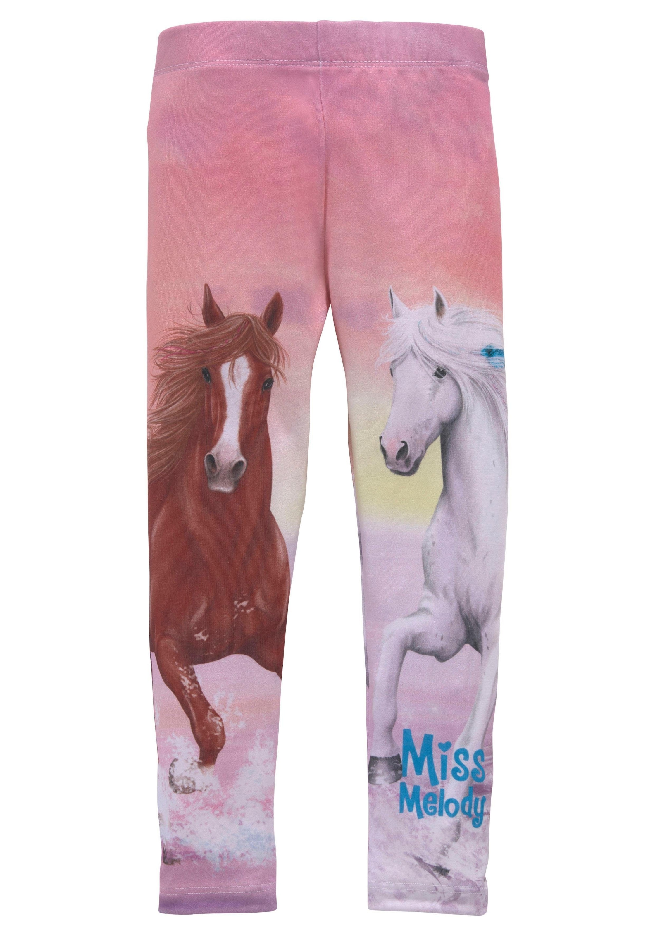 Miss Melody Leggings  mit schönem Pferdemotiv