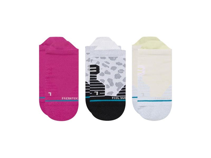 STANCE Socken On The Go Magenta 3er-Pack Socken in Grösse 38 - 42