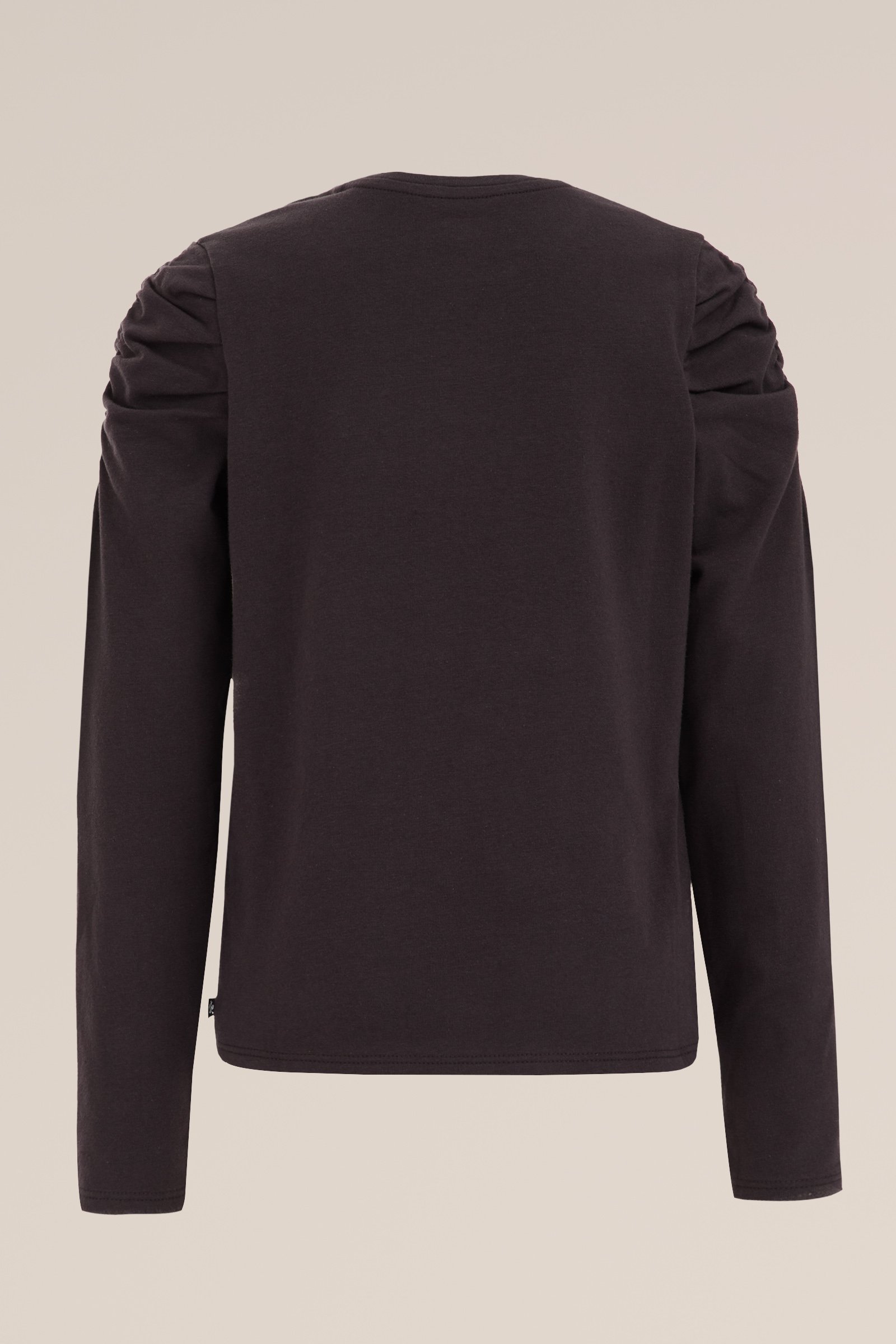 Meisjes T-shirt met opdruk WE Fashion Donkergrijs