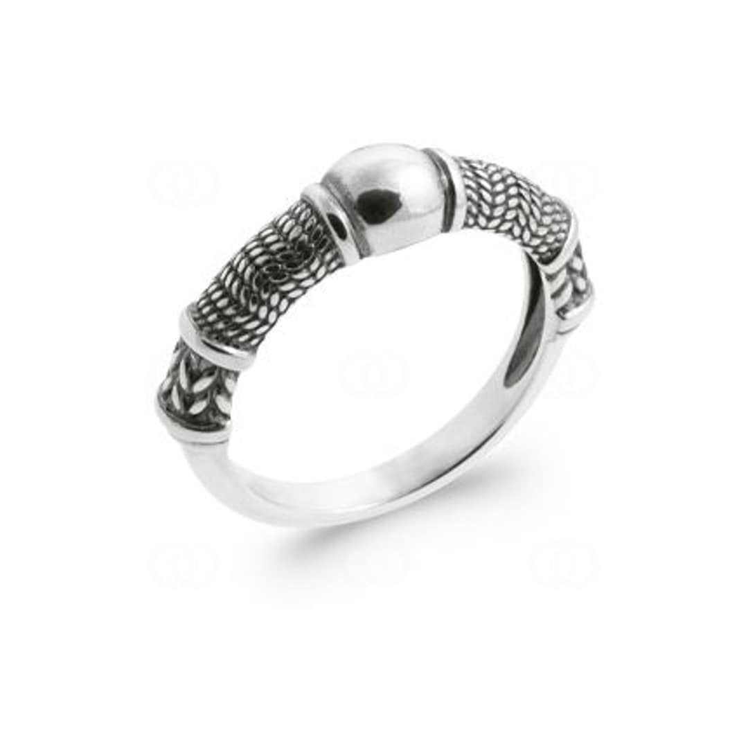 Herrenring Quantum 925 Silber verziert