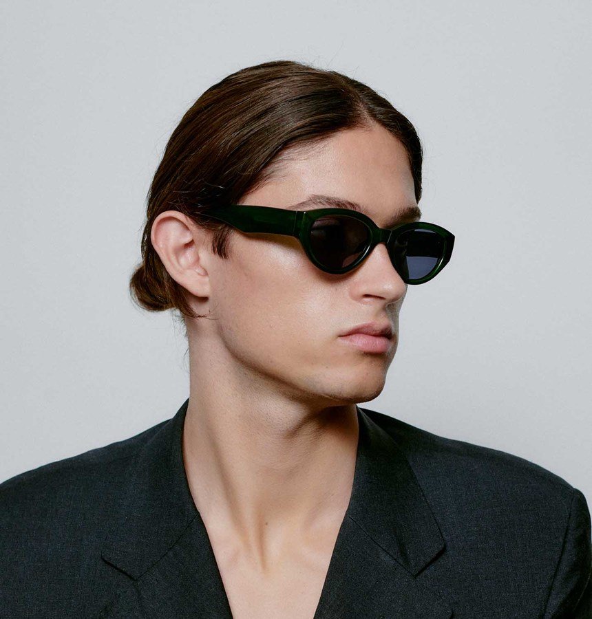 A.Kjærbede Winnie Dark Green Transparent
