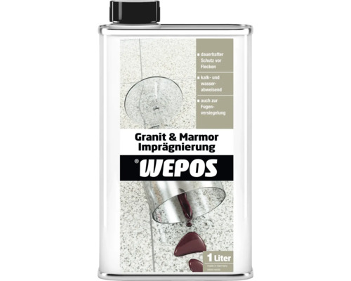 Graniet en marmer impregneren Wepos 1 L