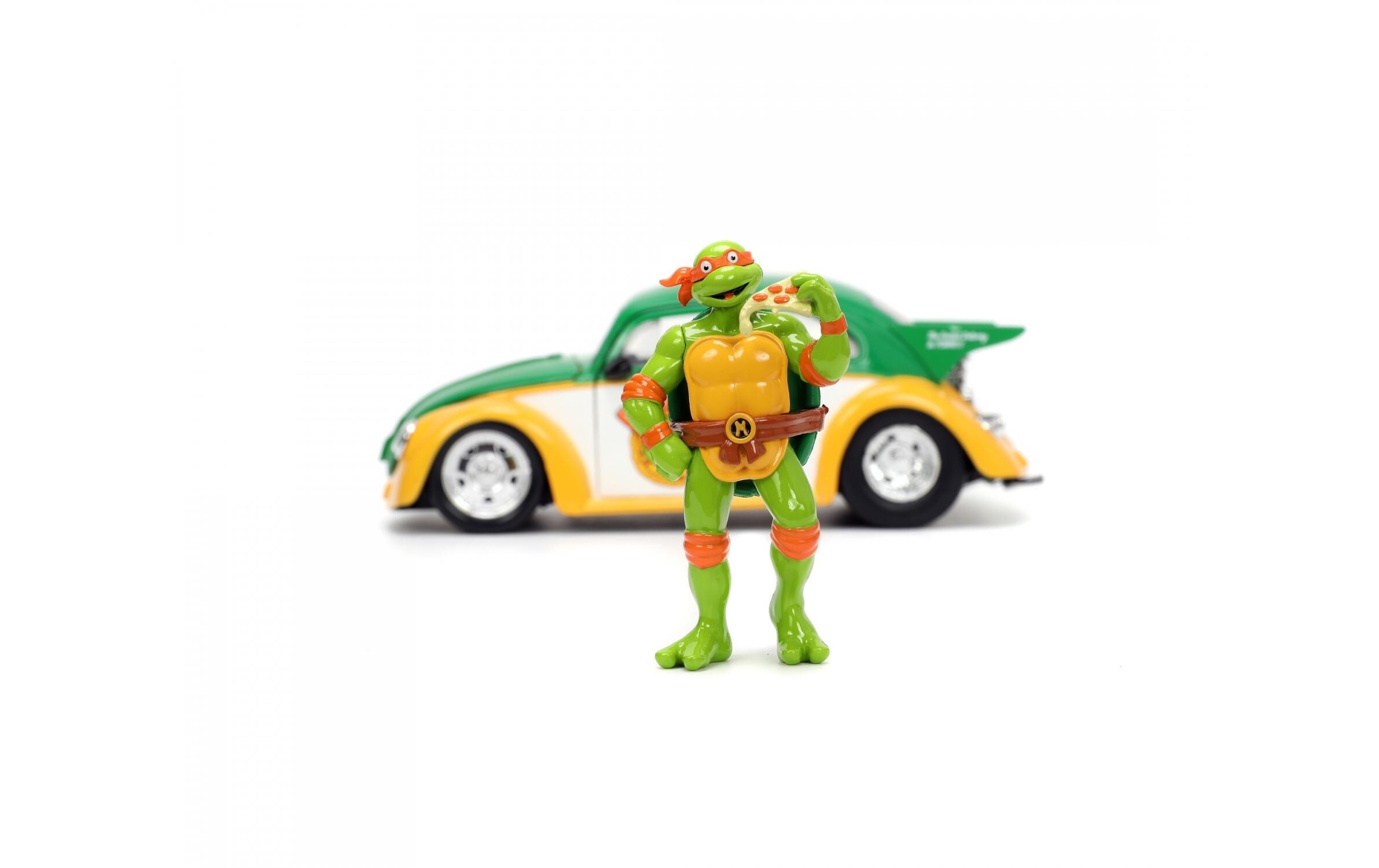 VW Drag Beetle 1959, Turtles 1:24Volkswagen Drag Beetle Sammlermodell aus dem Jahr 1959