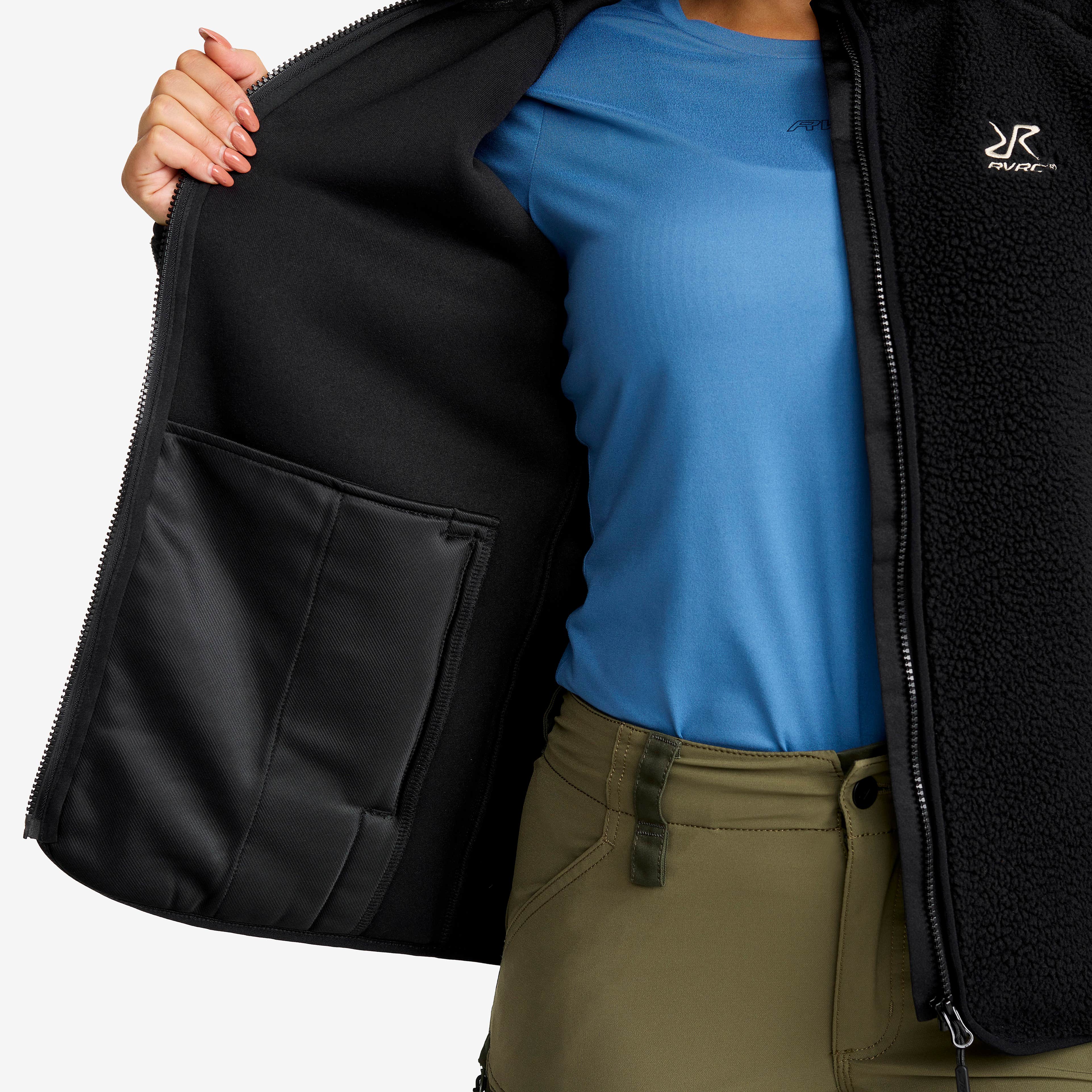 Canyon Full-zip Pile Fleece Dame Black