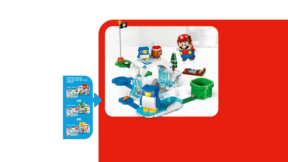 LEGO®SUPER MARIO™ 71430 - ENSEMBLE D’EXTENSION AVENTURE DANS LA NEIGE POUR LA FAMILLE