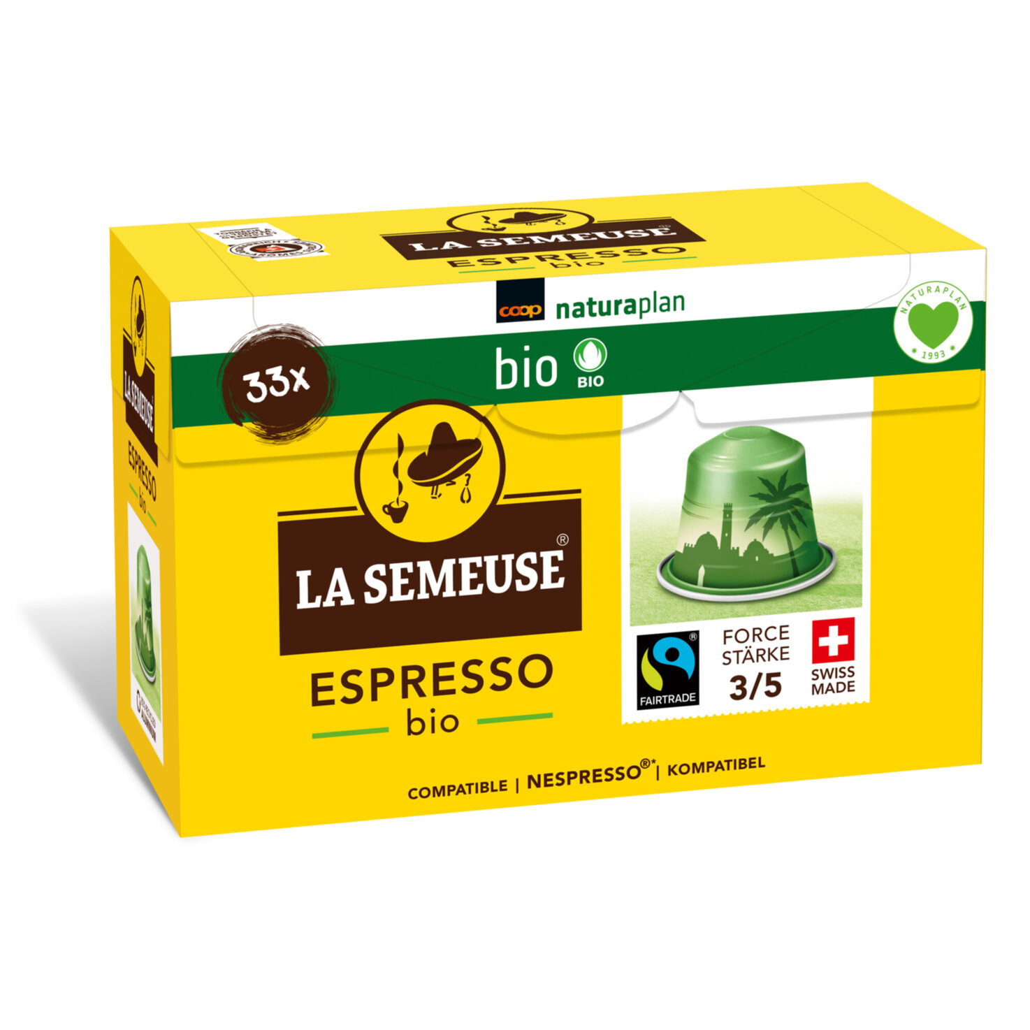 La Semeuse Espresso Bio - Nespresso Compatible 33 Kapseln