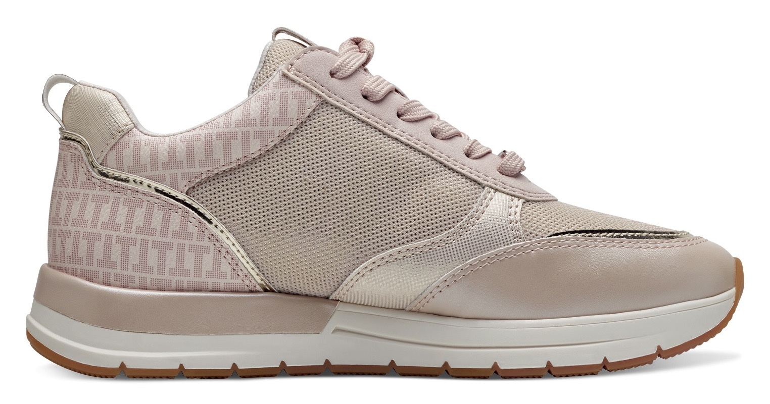 Tamaris Keilsneaker  , Freizeitschuh, Halbschuh, in schmaler Form, vegane Verarbeitung