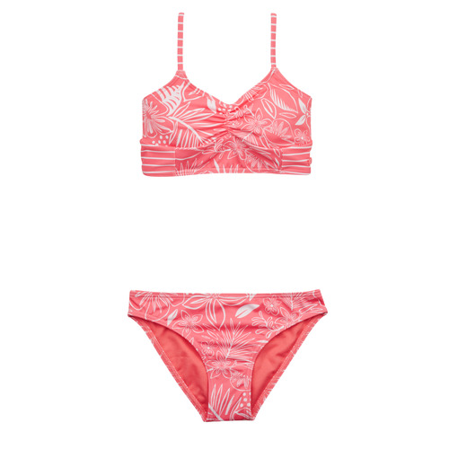 Roxy - VACAY FOR LIFE CROP TOP SET - Rose / Blanc
