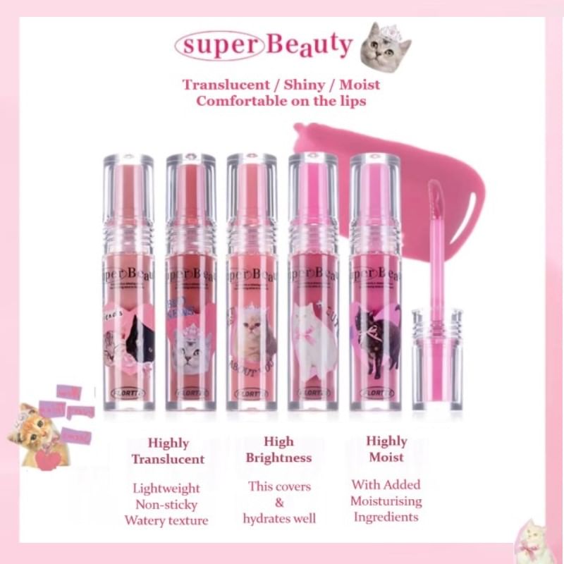 FLORTTE - Lipgloss Serum - 4 kleuren (5-7)