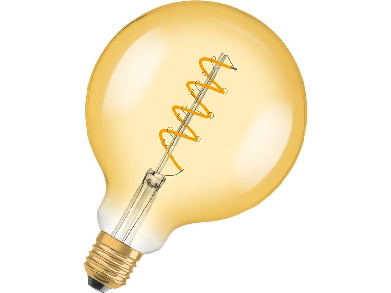 OSRAM Lampe Vintage 1906 Globe, 4.5W, E27 Warmweiss LED-Lampe, Vintage-Edition
