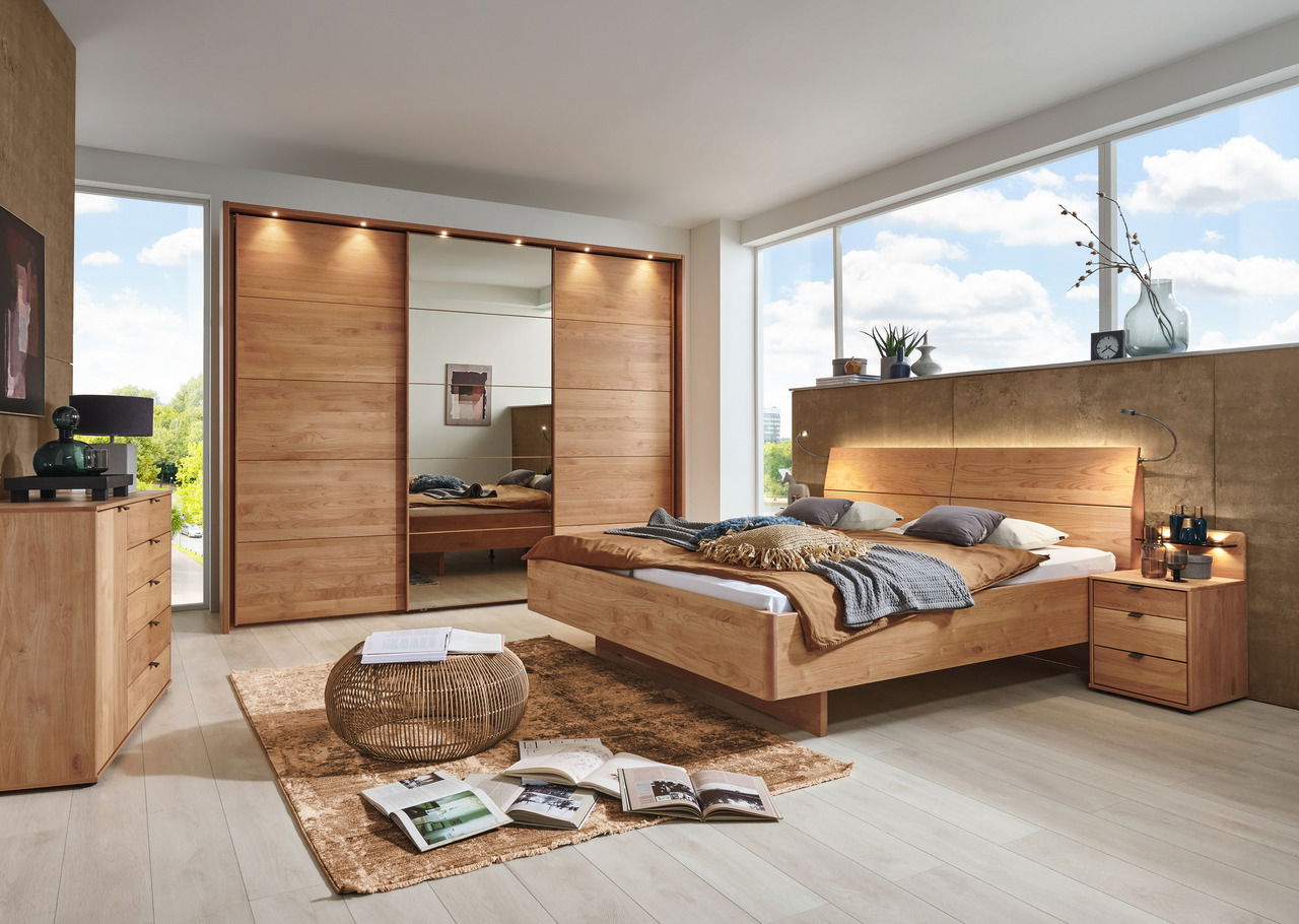 Linea Natura Schwebetürenschrank 3-türig CARDIFF