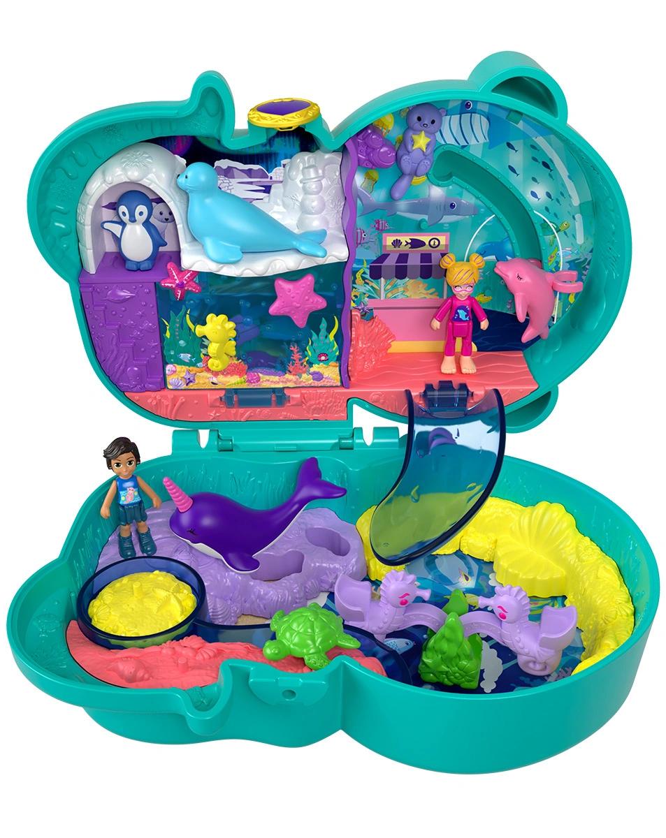Polly Pocket Otter-Aquarium Schatulle