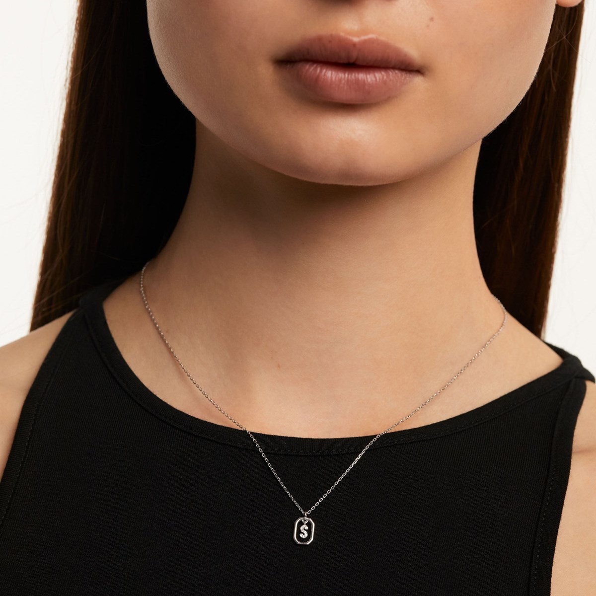 Collier Pdpaola Lettre S Mini Argenté