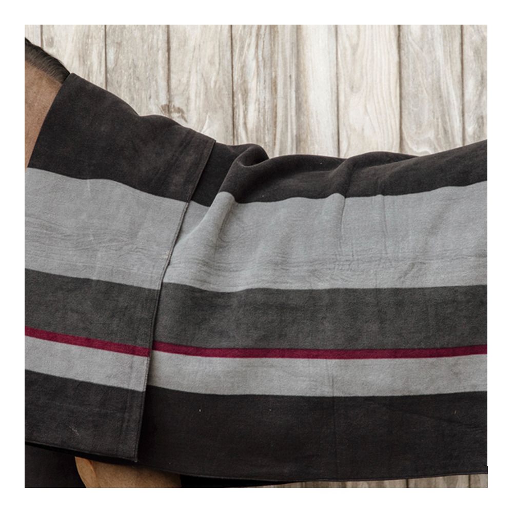 Kentucky HEAVY FLEECE 140X120 - Chemise séchante black/grey