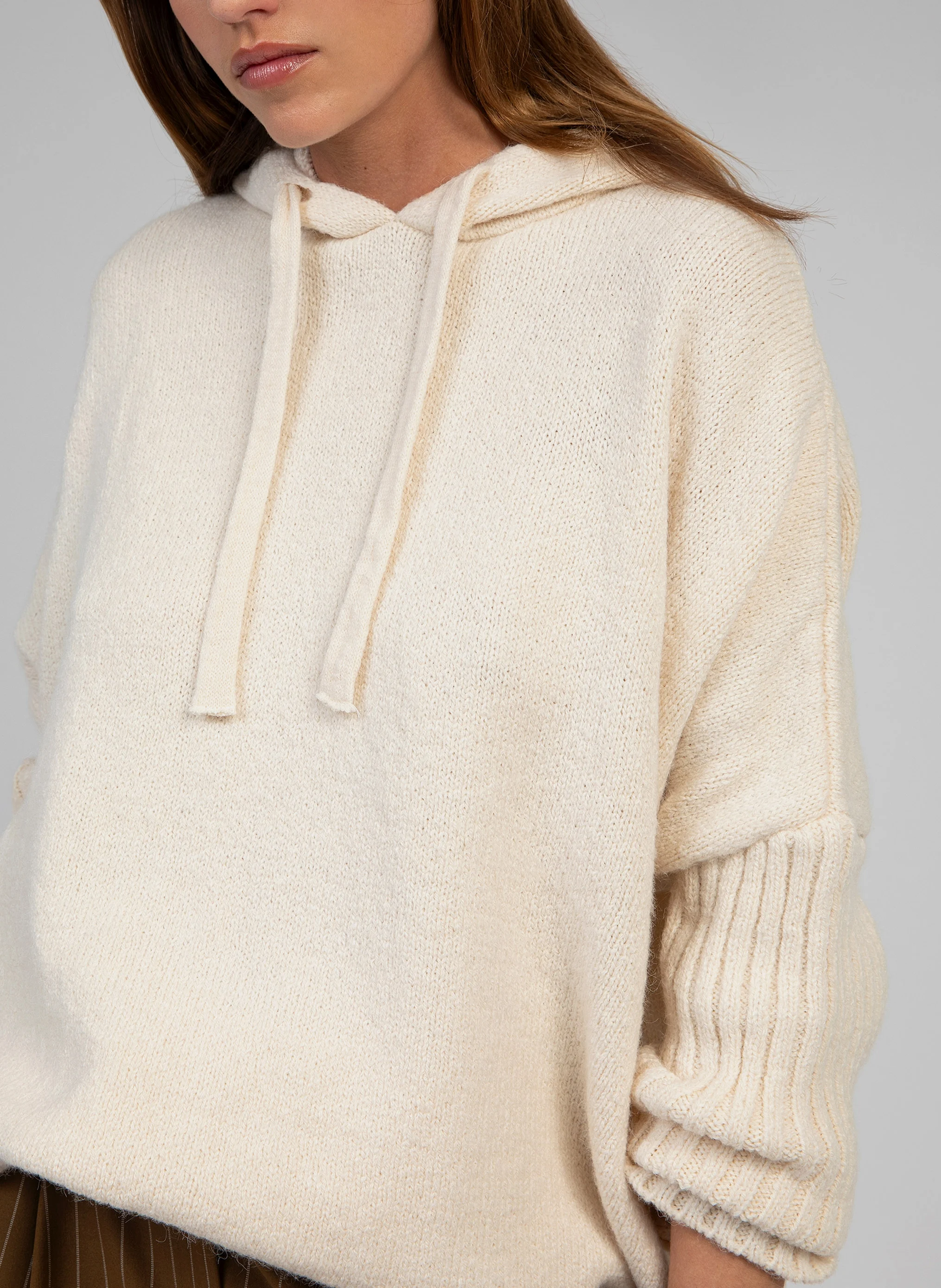 VICKA - Pull capuche | Blanc
