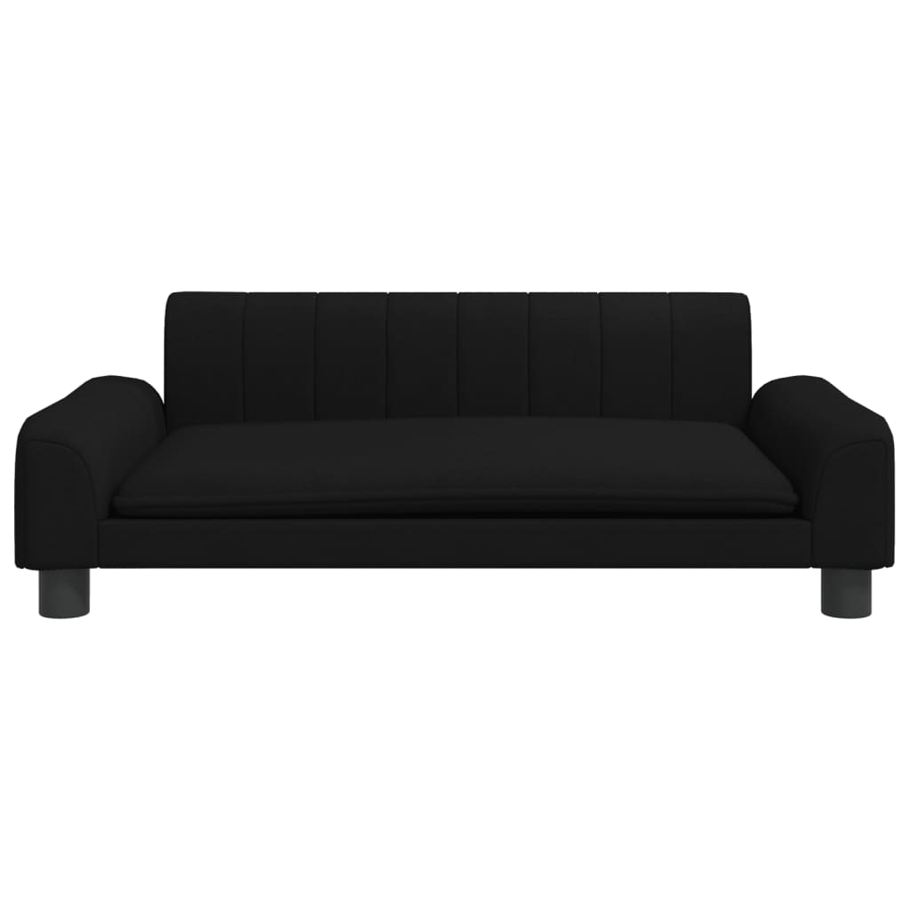 Cama para cães vidaXL em tecido preto, 70x45x30 cm