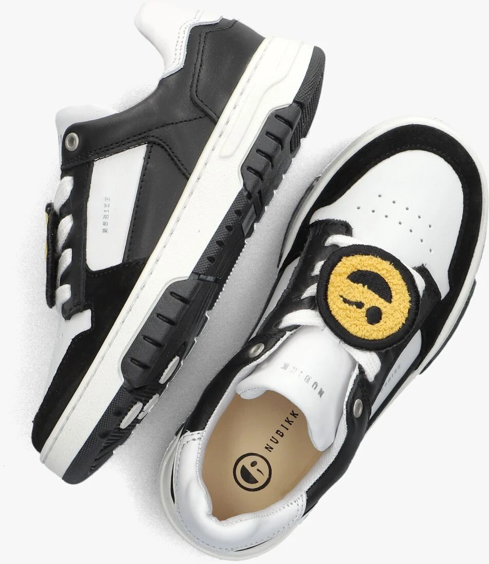 NUBIKK zwarte nubikk lage sneakers basket court jr