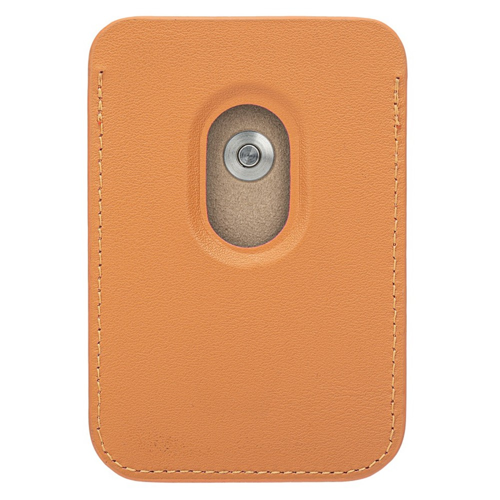 Magnetische Apple AirTag MagSafe Leder Wallet Kreditkarten Halterung - Dunkelblau