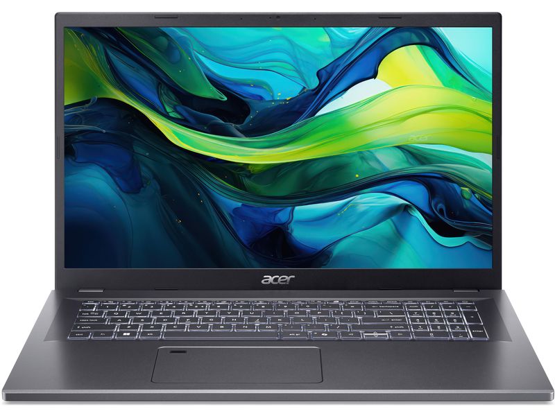 Acer Notebook Aspire 17 (A17-51M-74T5) Core 7-150U, 16 GB, Allround-Laptop mit grossem 17.3