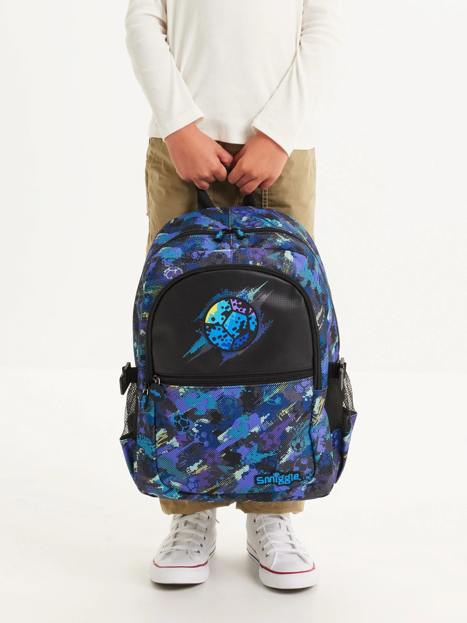 Blauw - Smiggle Trailblazer Classic Attach Backpack