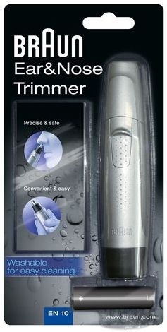 Braun EN 10 - Oortrimmer - Zwart - Kunststof - Efficiënte Ontharing