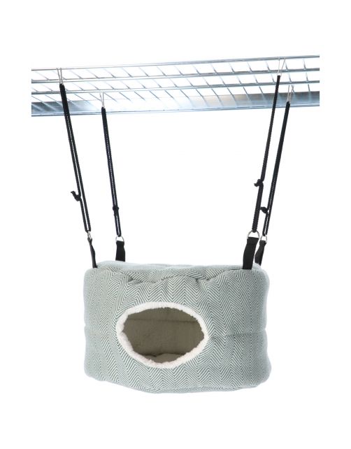Adori Hangmat Huis Hunk - Slaapplaats - 28x20 cm Groen Grijs