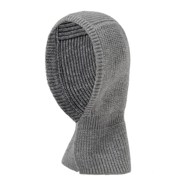 Balaclava varmt hættetørklæde, strik vinterhue, Beanie hat Grå