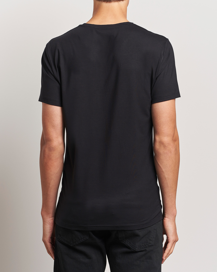 Bread & Boxers Tencel Crew Neck T-Shirt Black