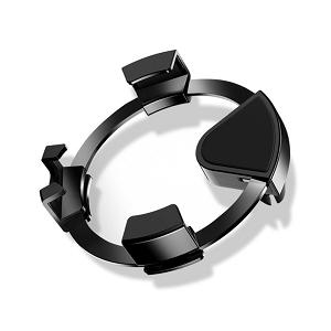 PORTE TELEPHONE GRAVITE ROND GRILLE 6 A 8.5CM DE LARGE