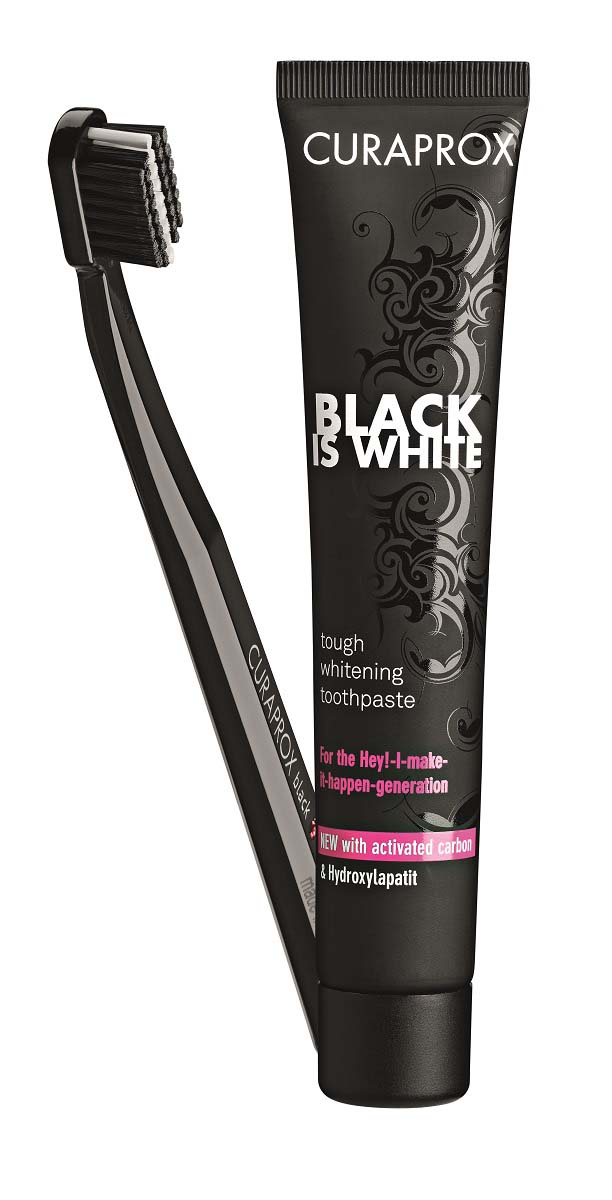 CURAPROX Set Black is white Zahnpasta 90ml   CS5460 Zahnbürste 1 Stk