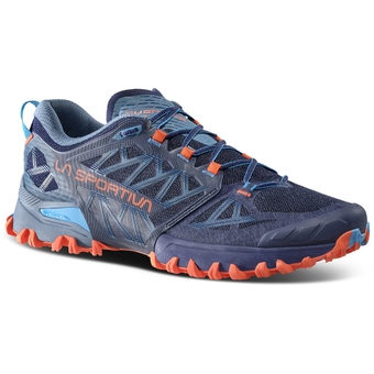 La Sportiva Bushido III Laufschuhe Deep Sea / Cherry Tomato Herren