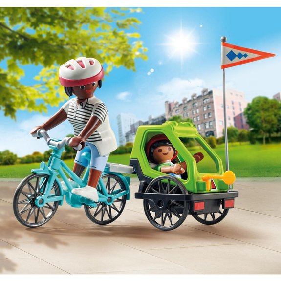 Cyclistes maman et enfant Playmobil Special Plus 70601