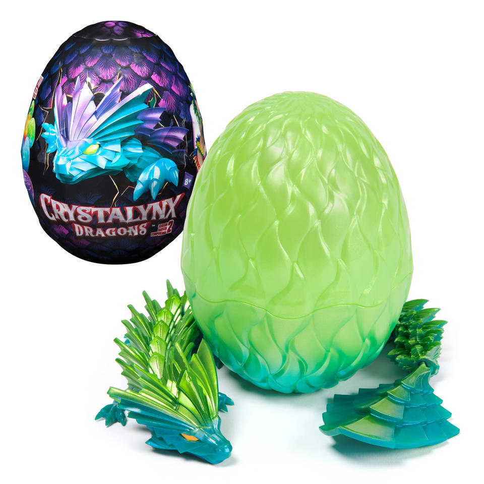 CrystaLynx Dragons 3D fidget ei blind box - 30 cm