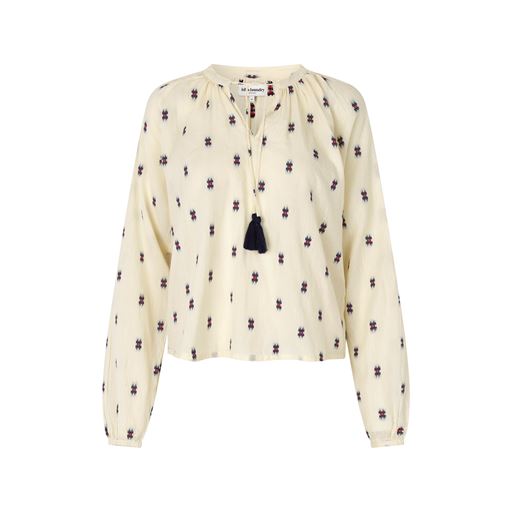 Lollys Laundry Bihar Bluse, Creme, L