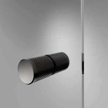 Douchecabine Contour Zwart 120x200cm met schuifdeur