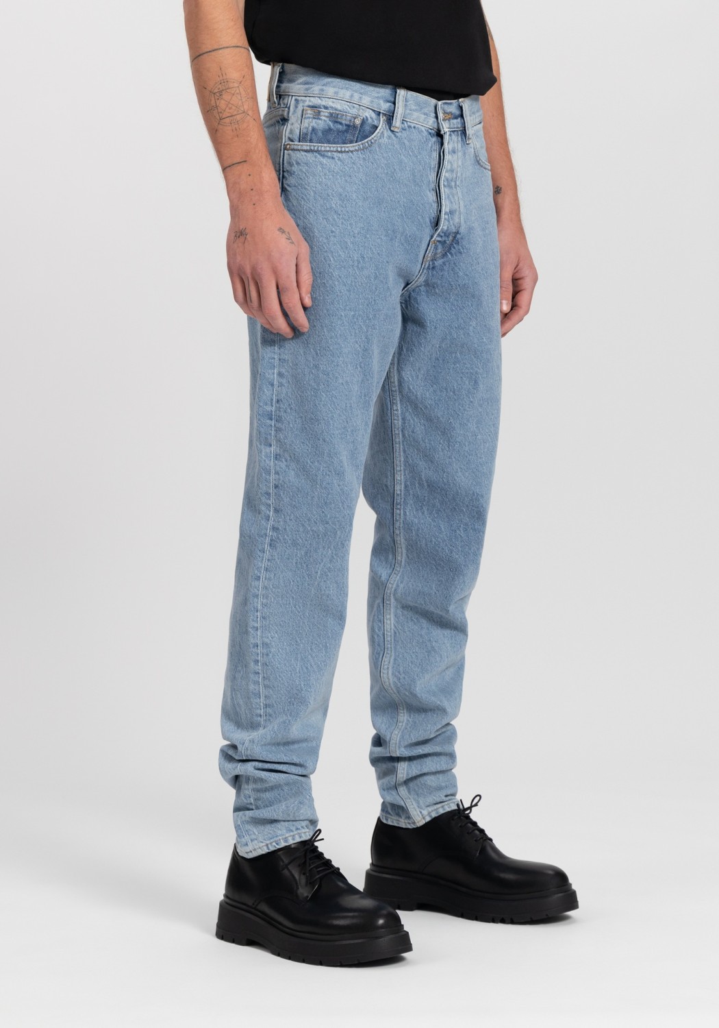 Kuyichi Herren-Jeans Lenny Loose Heritage Blue