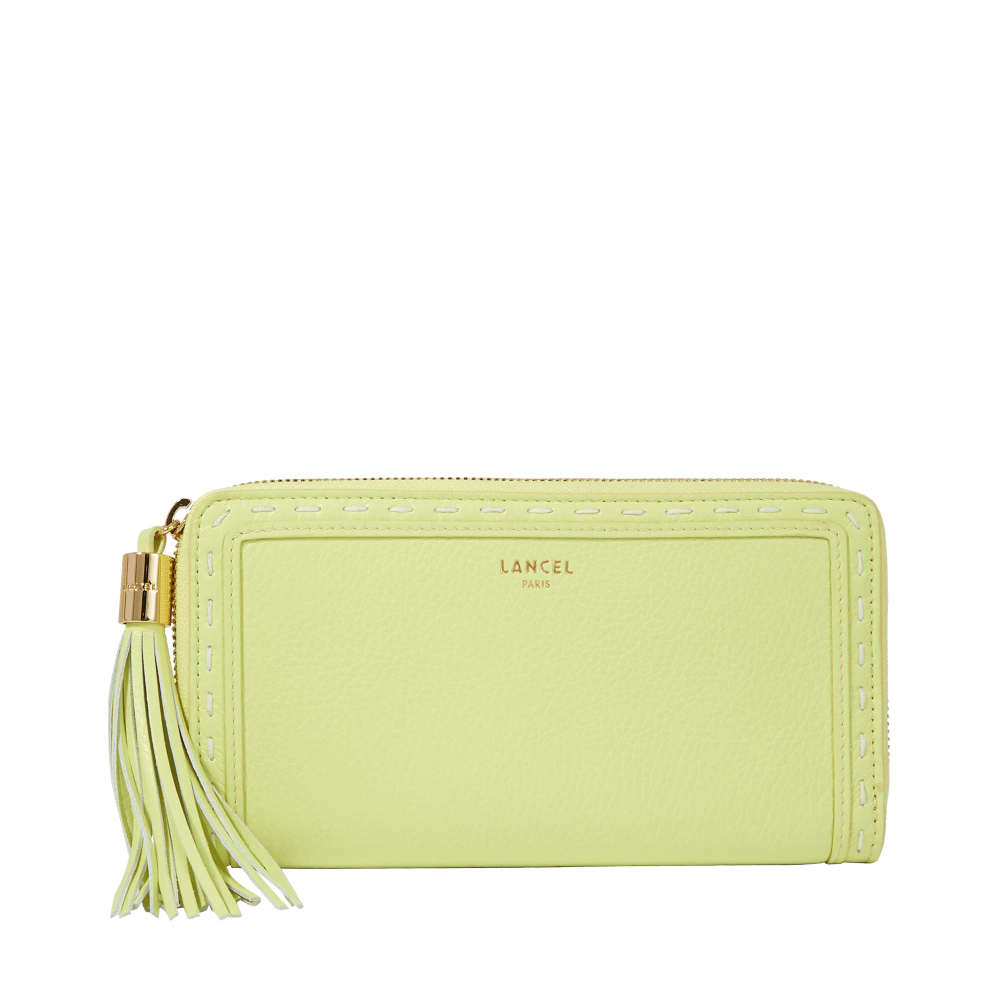 Long zipped wallet Premier Flirt de Lancel-Citron Vert