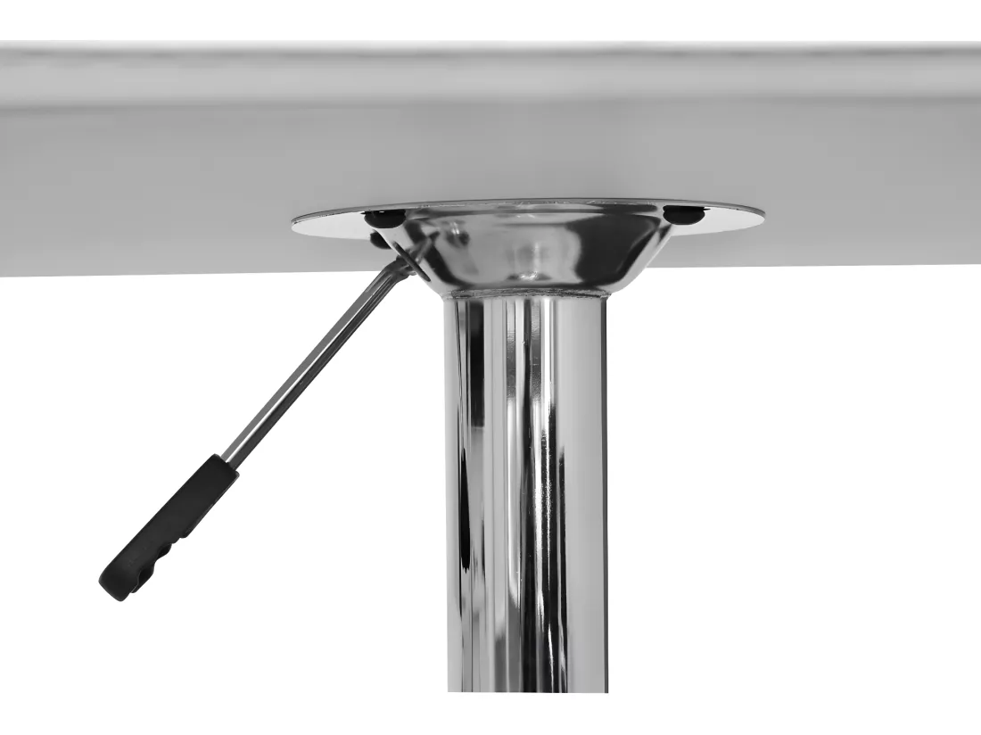 Table de bar haute 83 - 104 cm Table de bistro Réglable en hauteur carré