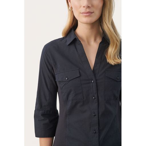 Part Two CortniaPW Skjorte, Dark Navy, 44