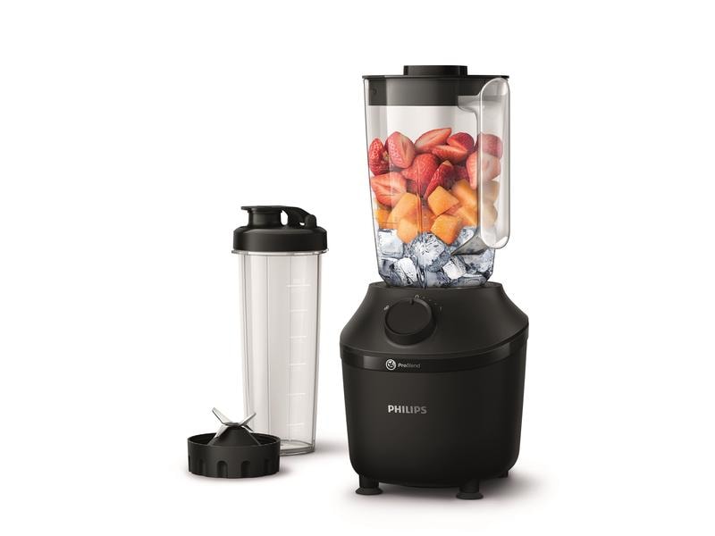 Philips Standmixer 3000 Series HR2041/41 Schwarz Mixer mit ProBlend-System