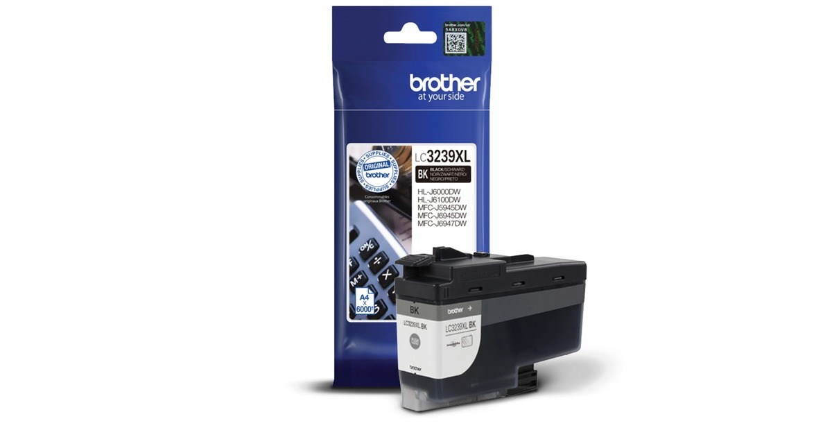 BrotherOriginele LC-3239XLBK zwarte inktcartridge