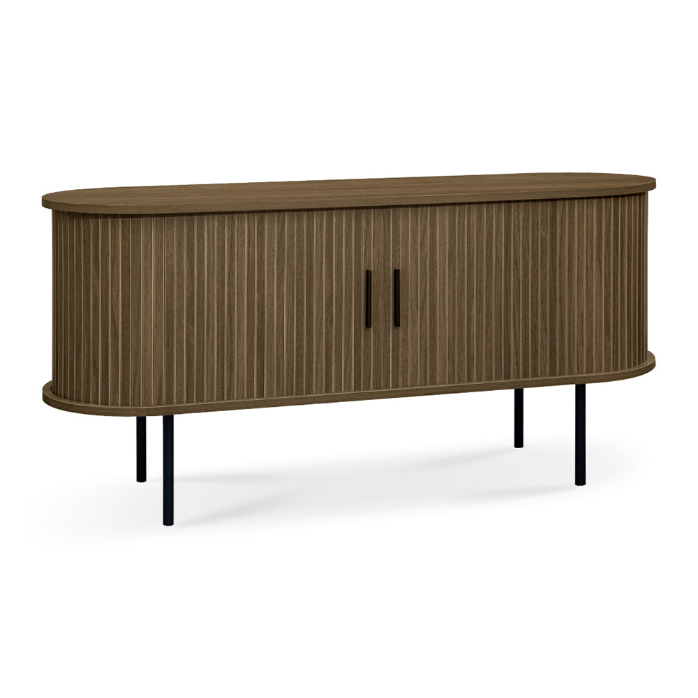 by fonQ basic Panel Tv-meubel - B 120 cm - Walnoot