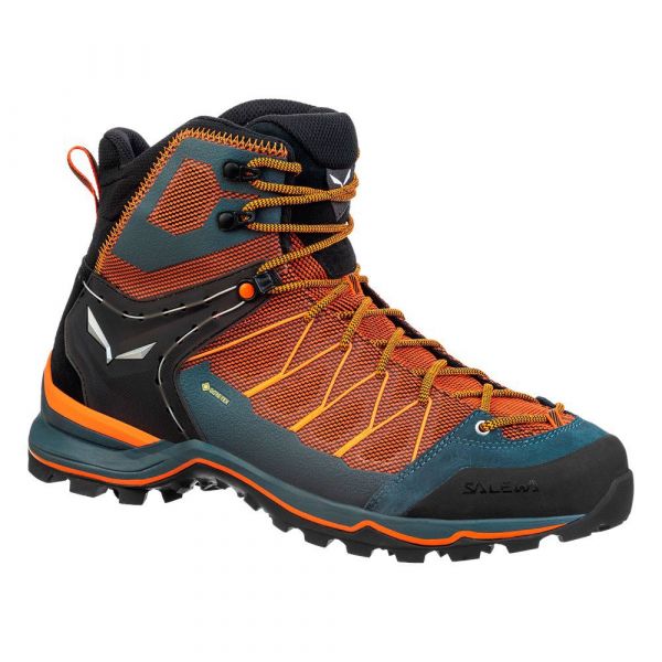 Salewa Mtn Trainer Lite Mid Goretex Mountaineering Boots Laranja,Azul 40 Homem