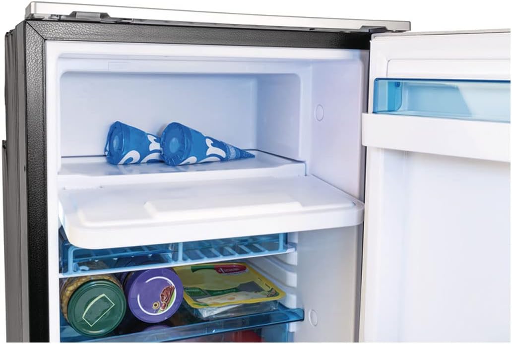 Kühlschrank mit Gefrierfach 50L Kompressor Camping Einbau Kühl/Gefrierschrank klein 12/24V