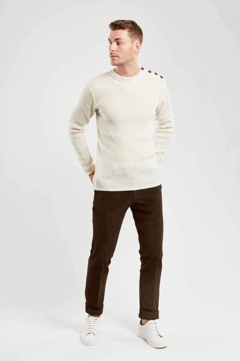 Pantalon de costume - velours