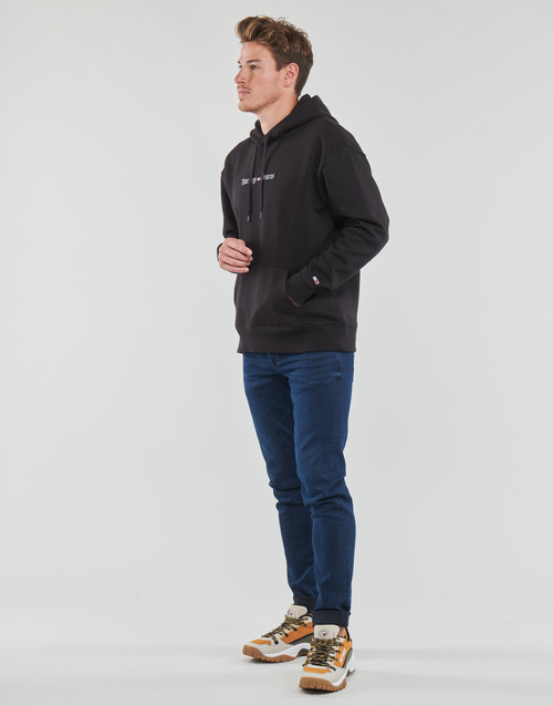 Tommy Jeans - TJM REG LINEAR HOODIE - Noir