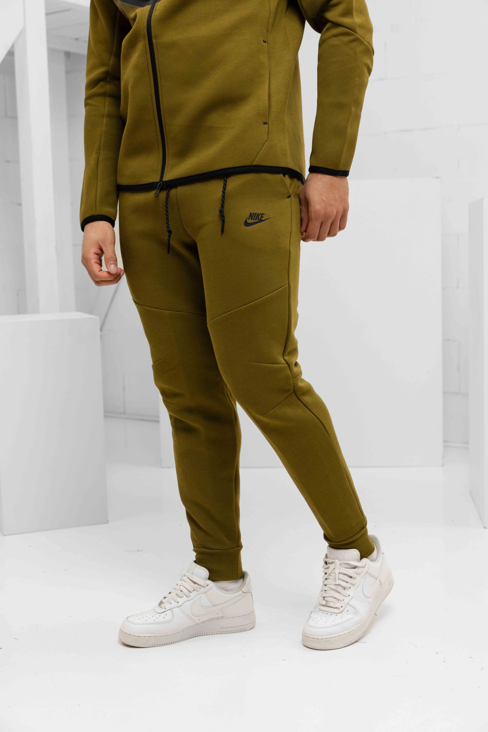 Nike Tech Fleece Trainingspak Heren Donkergroen