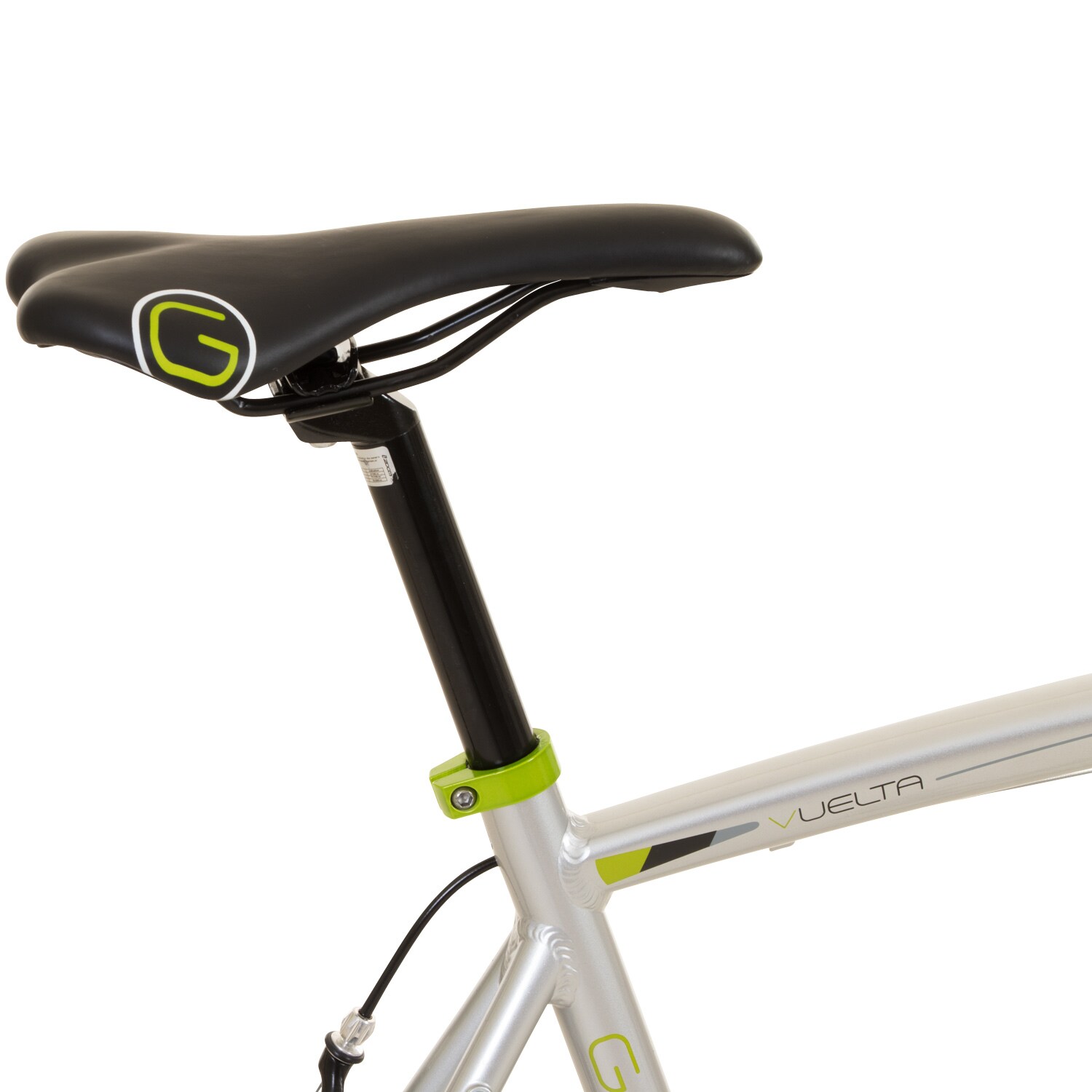 Galano Vuelta STI Rennrad 28 Zoll Damen Herren ab 150 cm Fahrrad Fitnessrad 14 Gänge grau/grün 62 cm