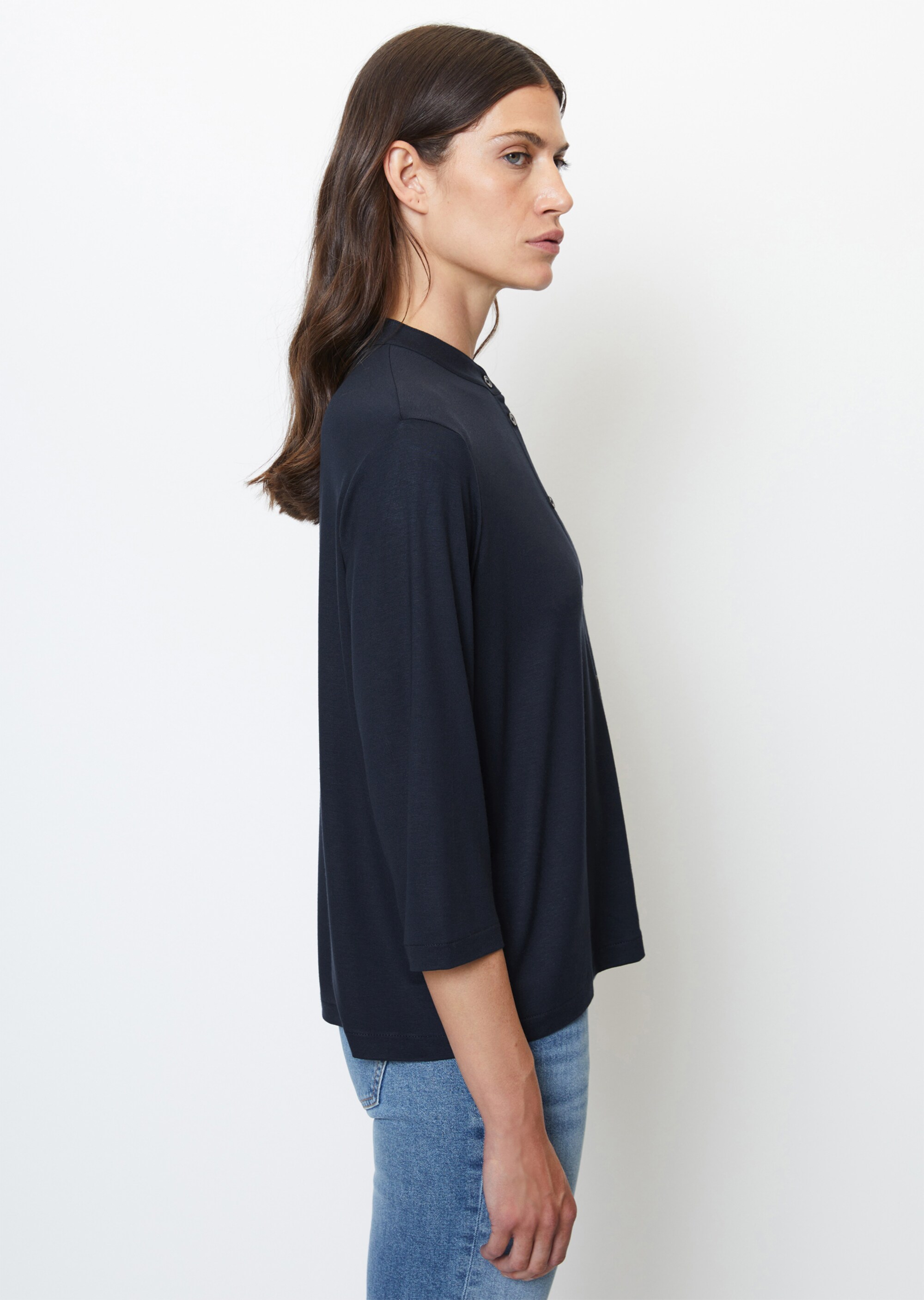 Jerseybluse loose aus LENZING™ ECOVERO™